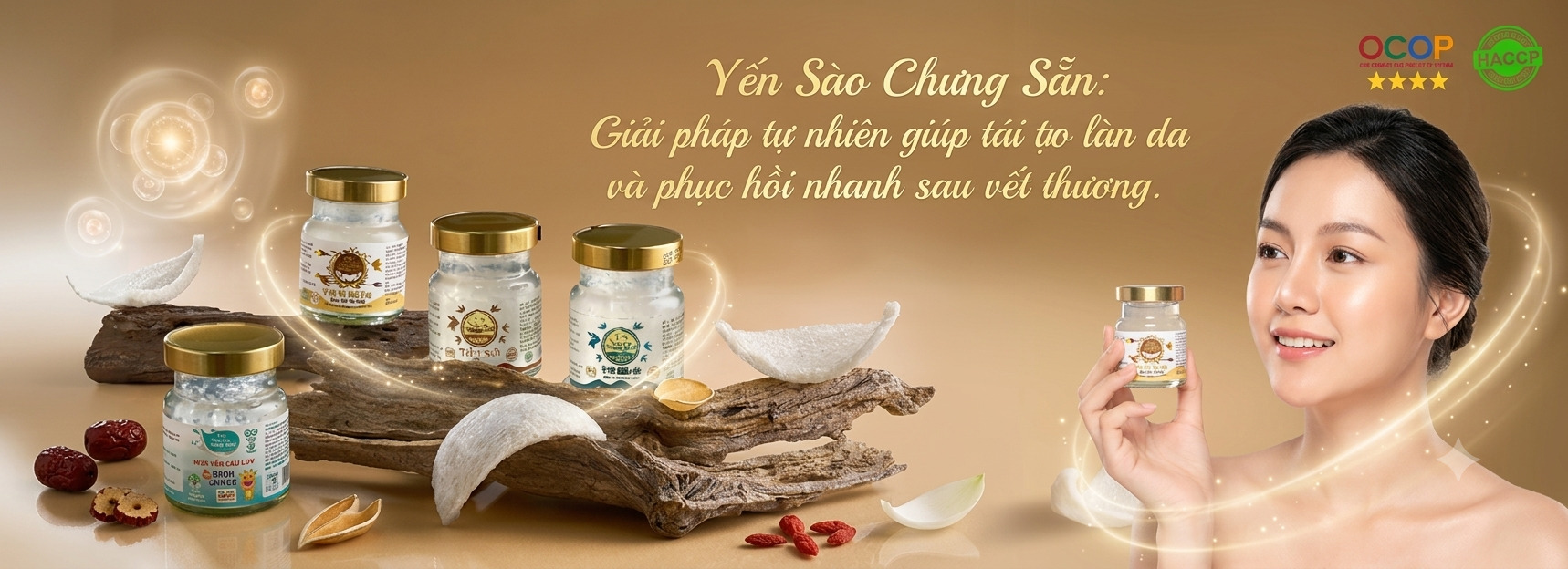 Yến sào chưng là liều thuốc bổ tự nhiên tuyệt vời giúp tái tạo làn da và đẩy nhanh tốc độ lành vết thương