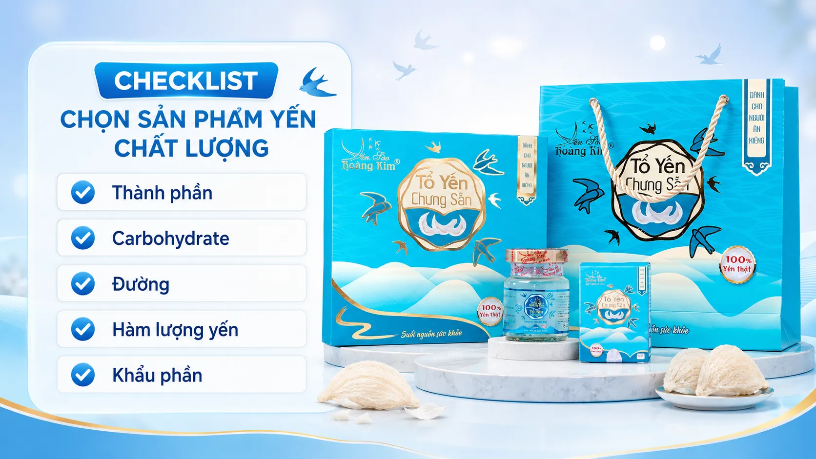 Yến sào cho người tiểu đường: Cách chọn sản phẩm phù hợp và những điều cần lưu ý
